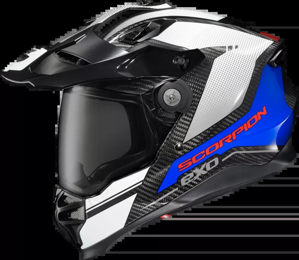 Scorpion EXO XT9000 Carbon Full-Face Helmet | Trailhead White | Large