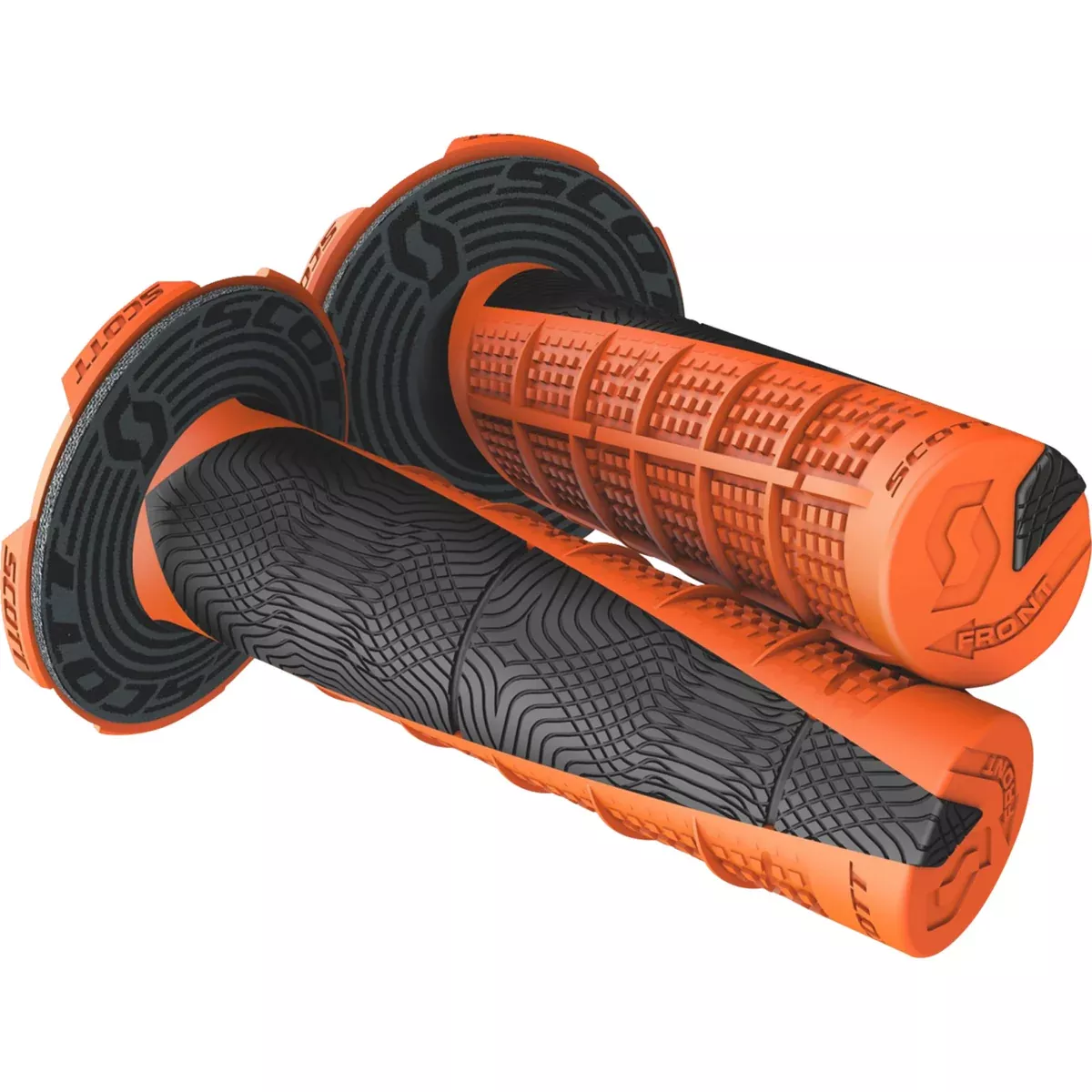 SCOTT 0630-2998 219627-5857 Deuce Grips with Donut Grips - Deuce - Orange/Black