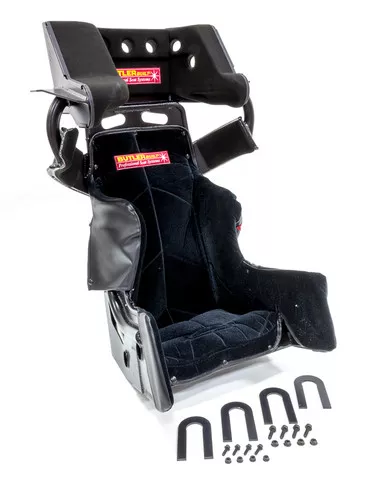 Seat 14-1/2in Sprint Adv Slide Job Flat Black ADV-14308-03-4001-FB