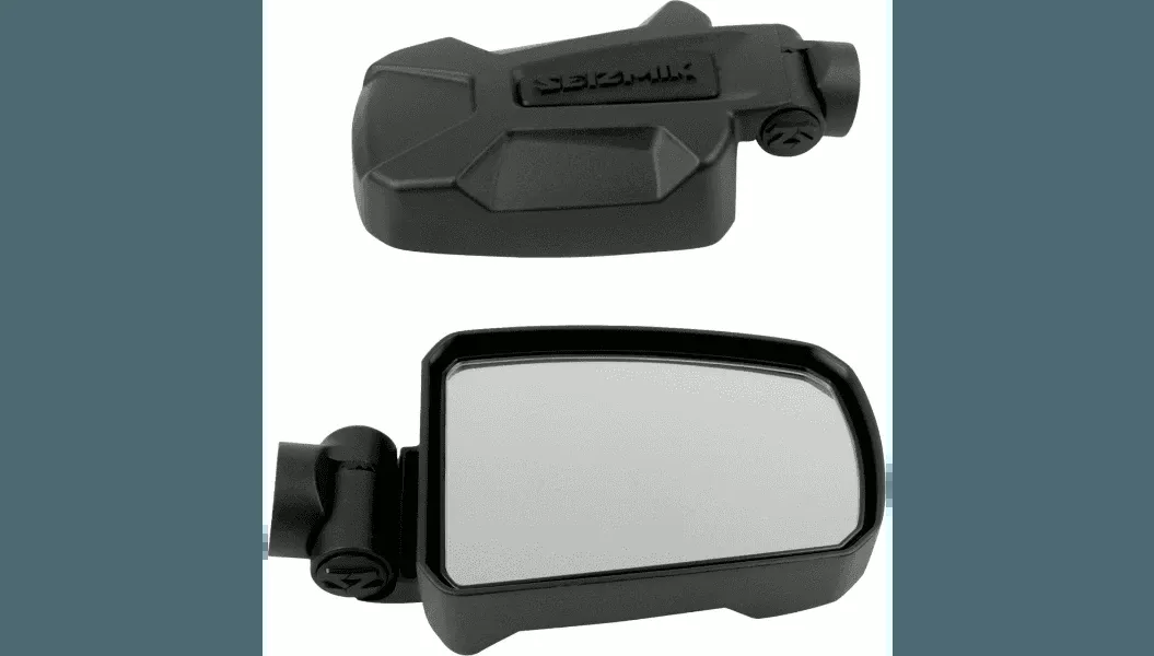 Seizmik Pursuit Side View Mirrors for Polaris Pro-Fit and Can-Am profiled ROPS Models