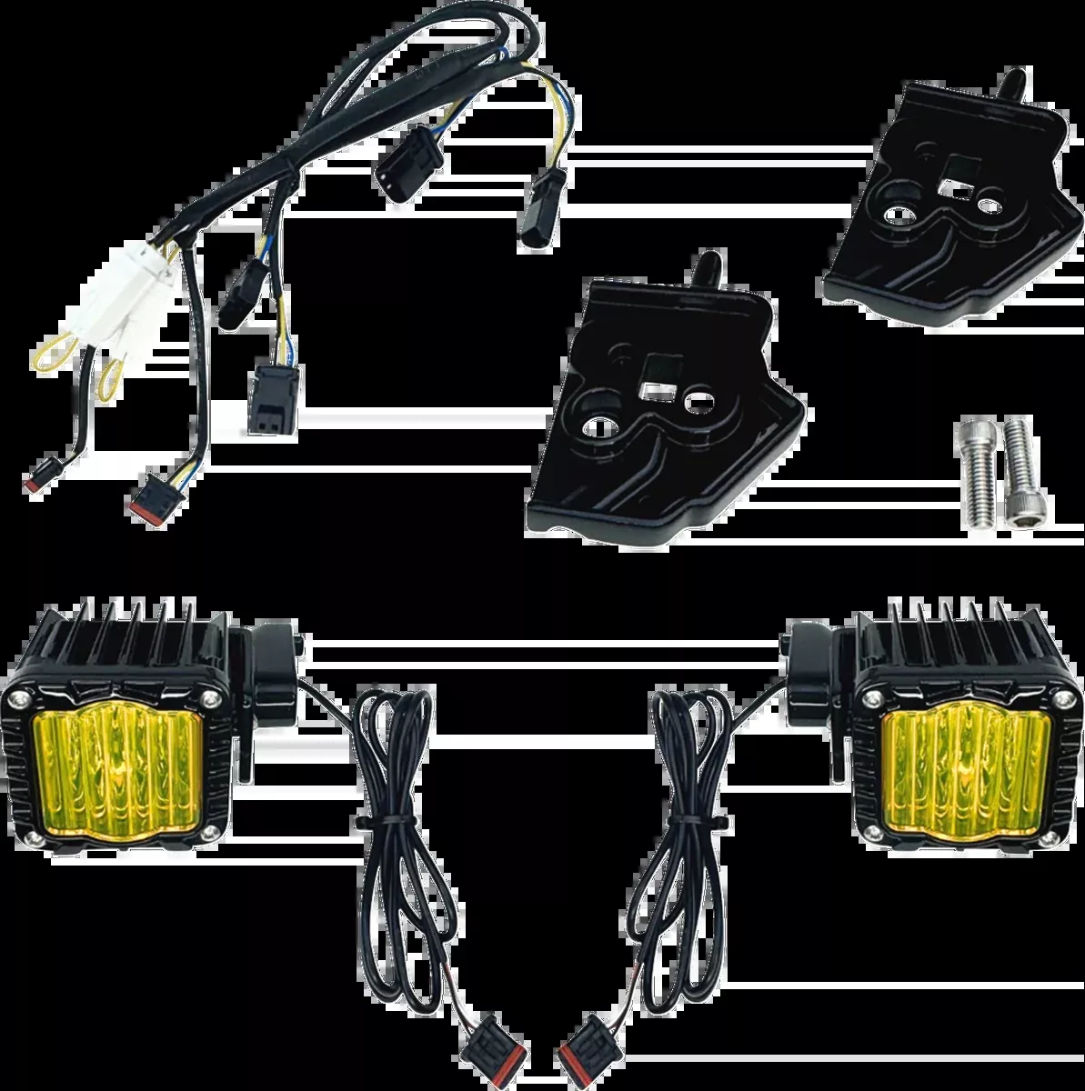 Shark Demon Turn Signal - LED - Yellow