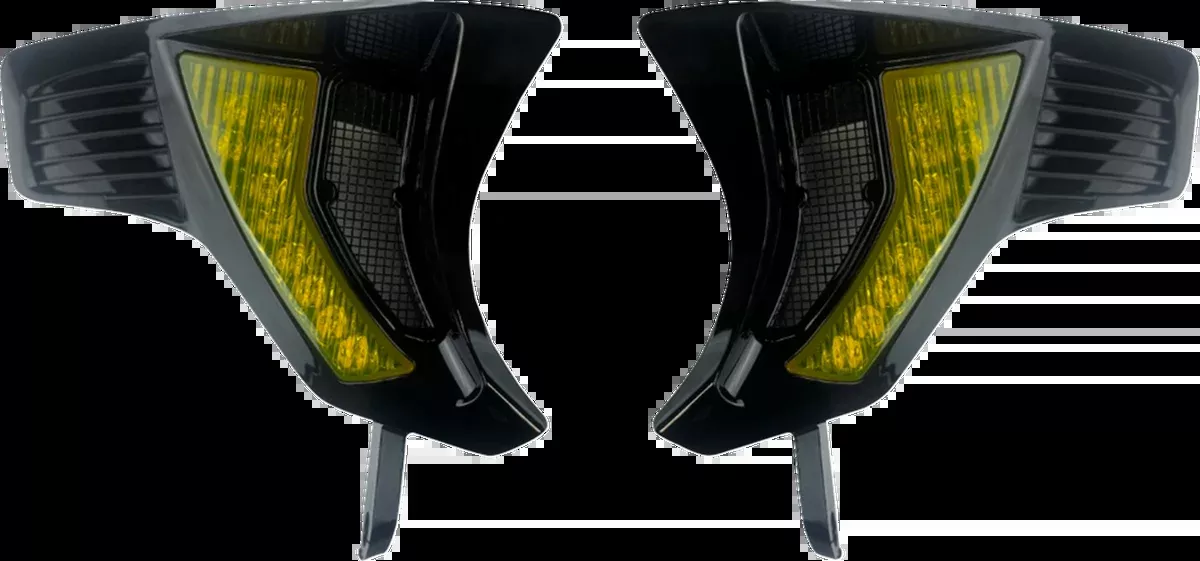 Shark Demon Turn Signal Vents - Yellow Lens