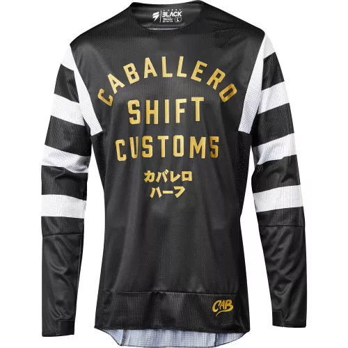 Shift Black/3lack Label Caballero Youth MX Offroad Jersey