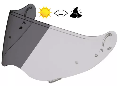 Shoei Hornet X2 CNS-2 Photochromic Shield w/Pinlock Pins