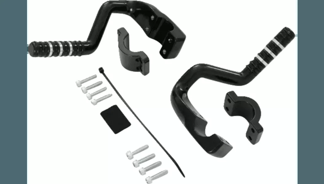 Show Chrome Adjustable Highway Pegs for '19-22 Can-Am Ryker - Contrast Cut