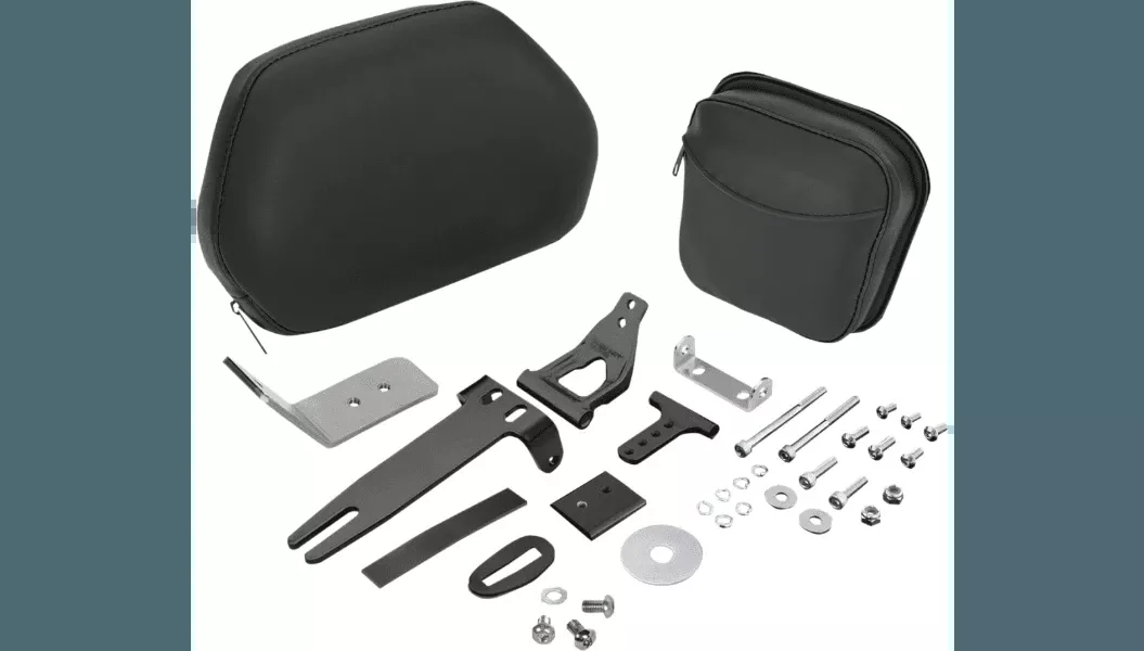 Show Chrome Detachable Smart Mount Backrest for '20-24 Can Am Spyder RT