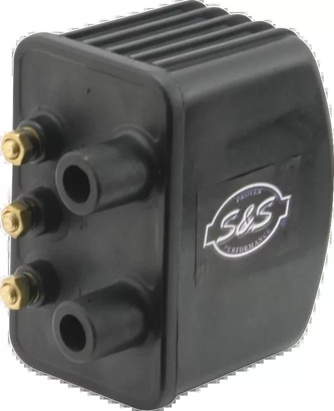 Single-Fire Ignition Coil - Black - Harley Davidson