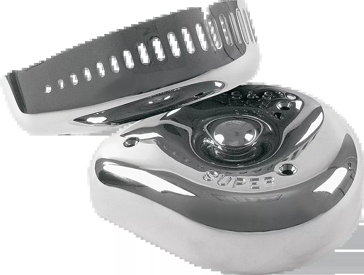 Slasher Air Cleaner Cover - Chrome