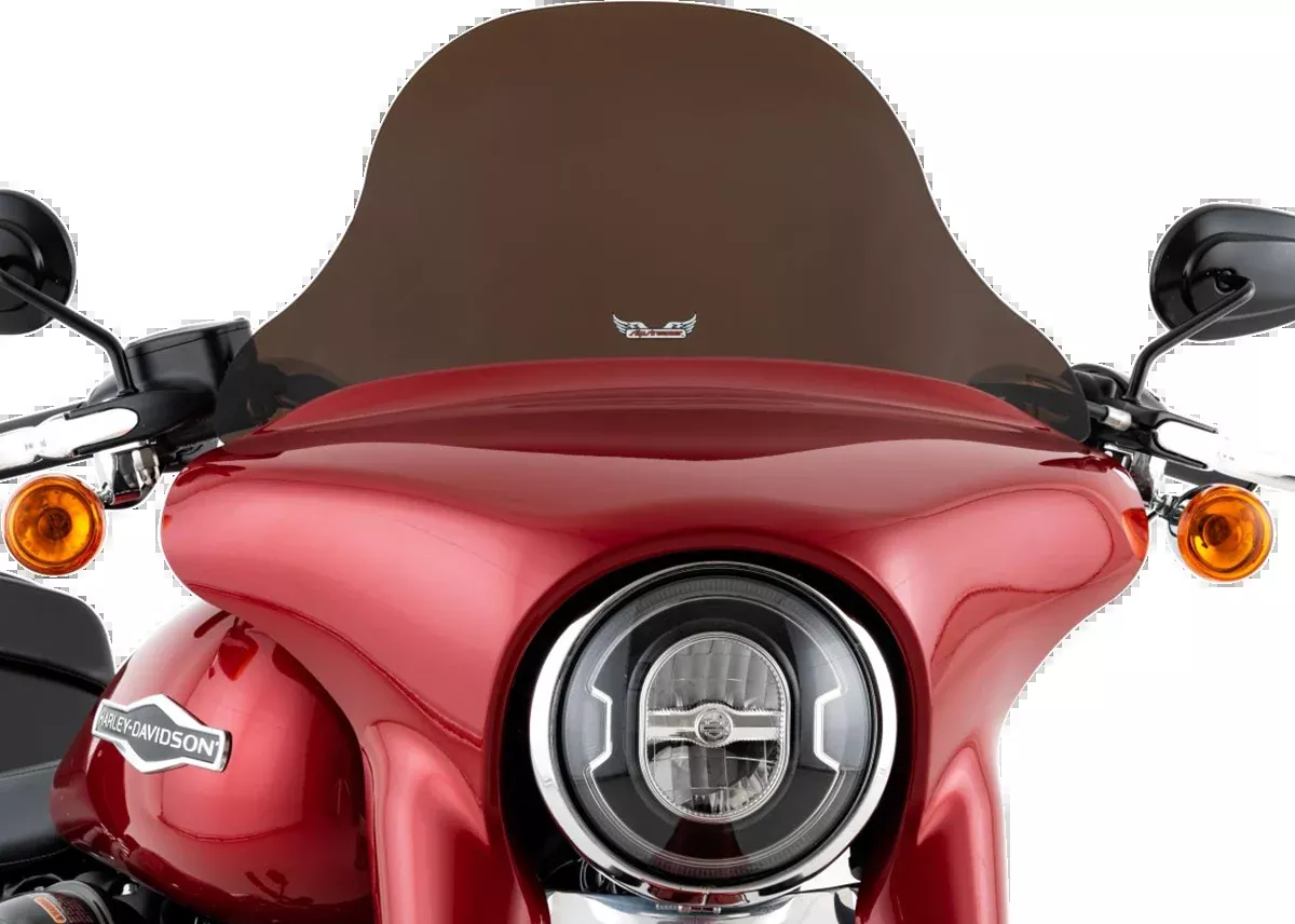 Slipstreamer 8" Dark Smoke Motorcycle Fairing Windshield 18-20 Harley Softail