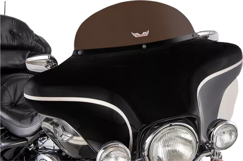 Slipstreamer 8" Replacement Windshield for 1996-2013 Harley Touring - Dark Smoke