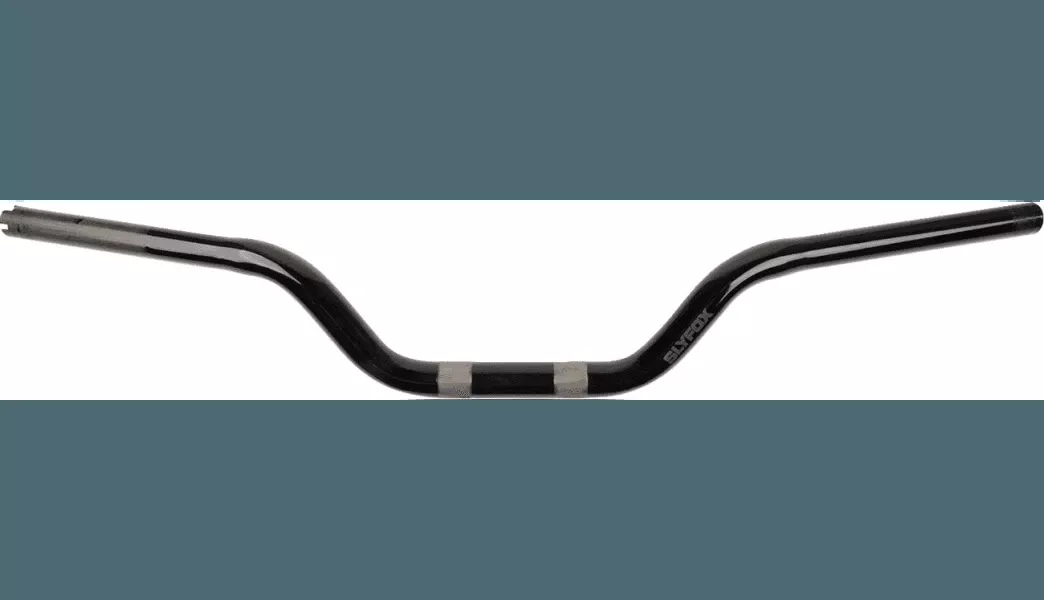 SlyFox 1-1/8" Mid Bend Handlebar for Harley Davidson Models with 1-1/8” Risers - Black