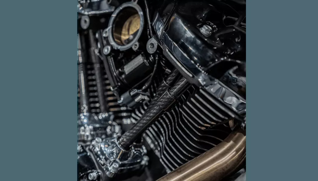 Slyfox Carbon Fiber Pushrod Covers for '17-Up Harley Davidson Milwaukee Eight Engines