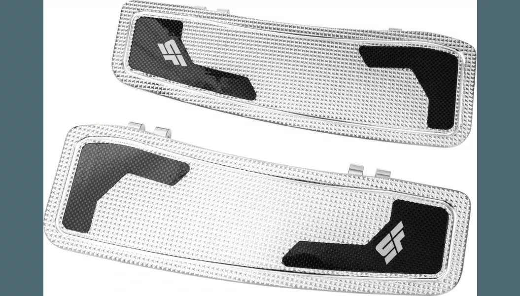 Slyfox Driver Floorboards for '86-Up Harley Davidson Models with Floorboards (See Fitment) - Polished