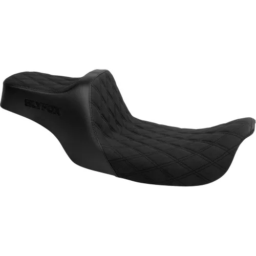 Slyfox Highnoon 2-Up Seat for 1996-2003 Harley Dyna