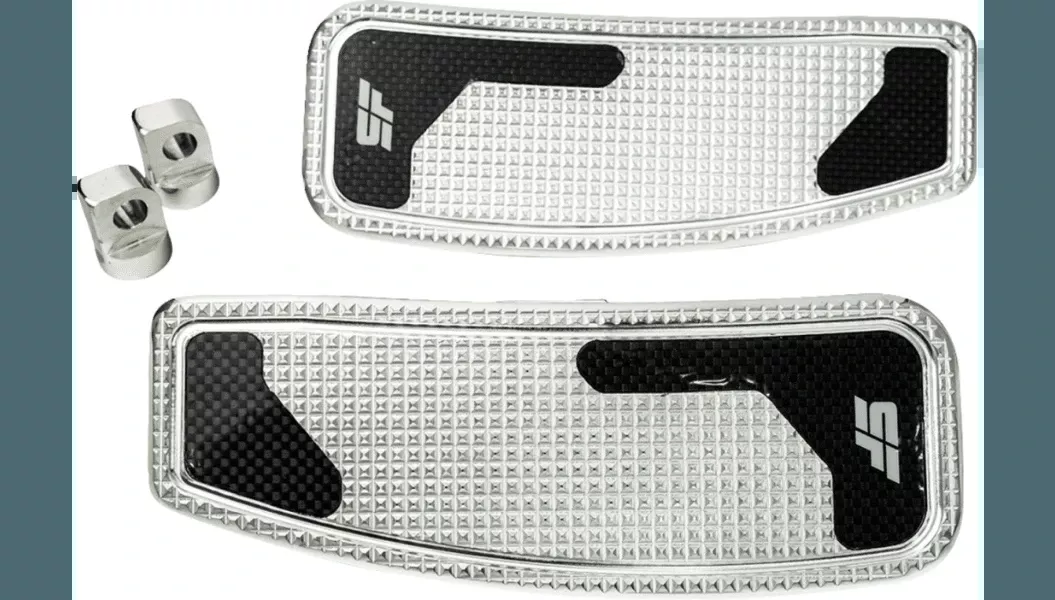 Slyfox Mini Floorboards for '86-Up Harley Davidson Models with Floorboards (See Fitment) - Polished