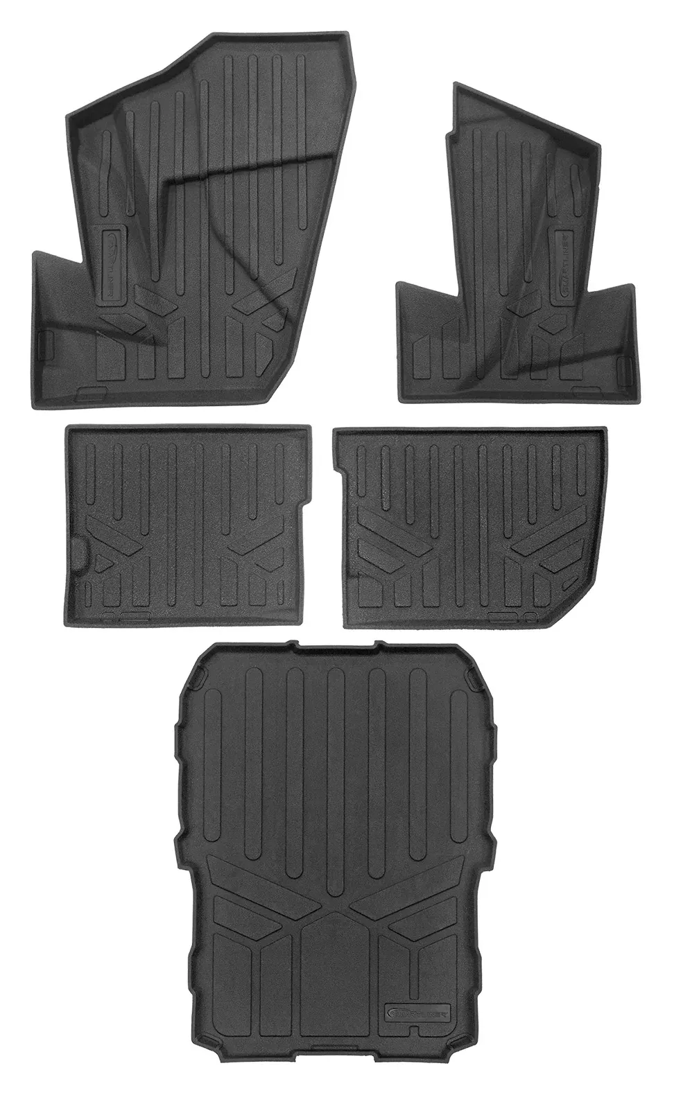 Smartliner UTV Rugged Rubber Floor Liners Polaris RZR XP 1000 2024-2026
