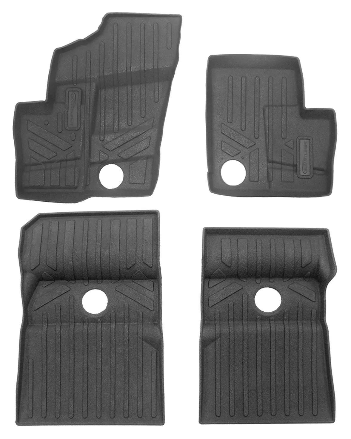 Smartliner UTV Rugged Rubber Floor Liners Polaris RZR XP 1000 / Trail / Trail S 2014-2026