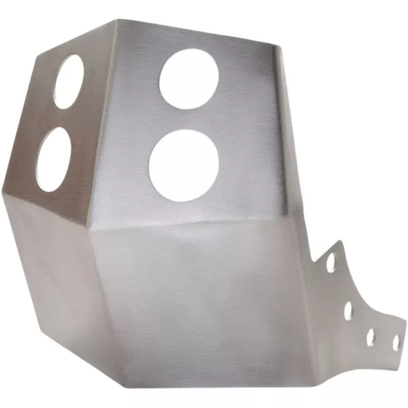 Speed Merchant SM Raw Aluminum Skid Plate Chin Spoiler Harley Softail 2018 M8