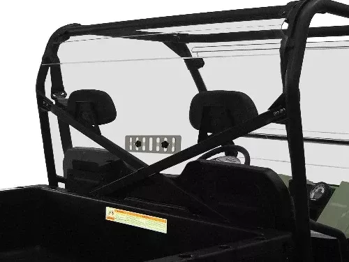 SPIKE POLARIS RANGER FULL-SIZE (Round Tubing) REAR WINDSHIELD-VENTED-GP