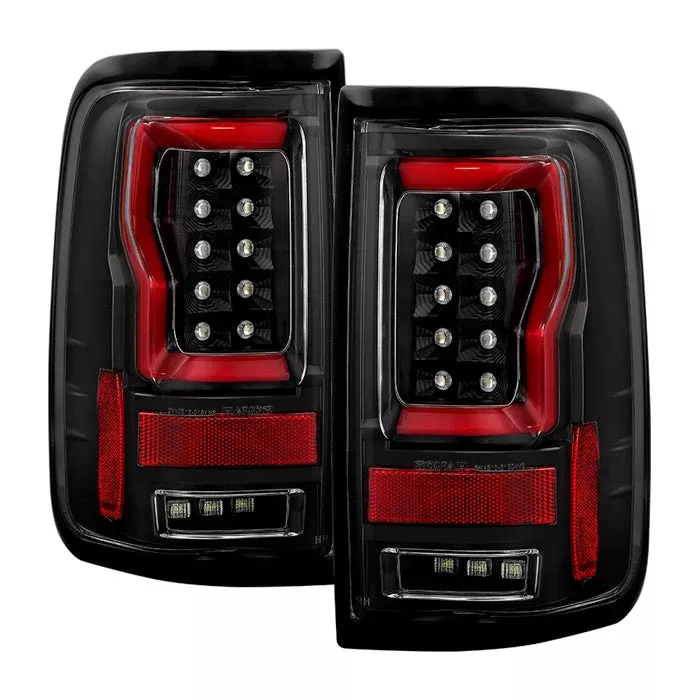 SPYDER 04-08 Ford F150 Styleside Version 2 LED Tail Lights – Black (ALT-YD-FF15004V2-RBLED-BK) 5089489
