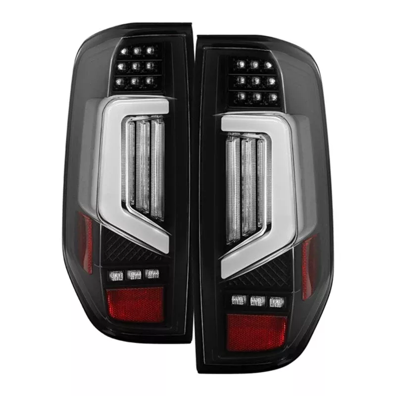 SPYDER 05-21 Nissan Frontier Clear Light Bar LED Tail Lights – Black (ALT-YD-NF05AP-GR-LED-BK) 5089137
