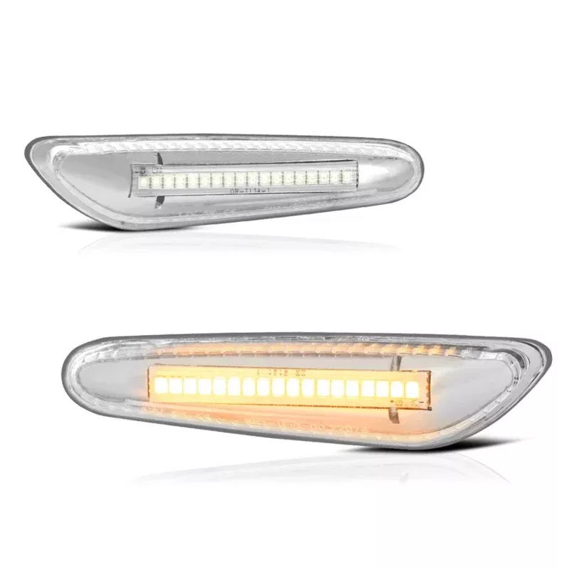 SPYDER 06-11 BMW E90/E91 3-Series Complete Assembly Replacement w/ Built In LED Chips – Smoke Lens 9045226