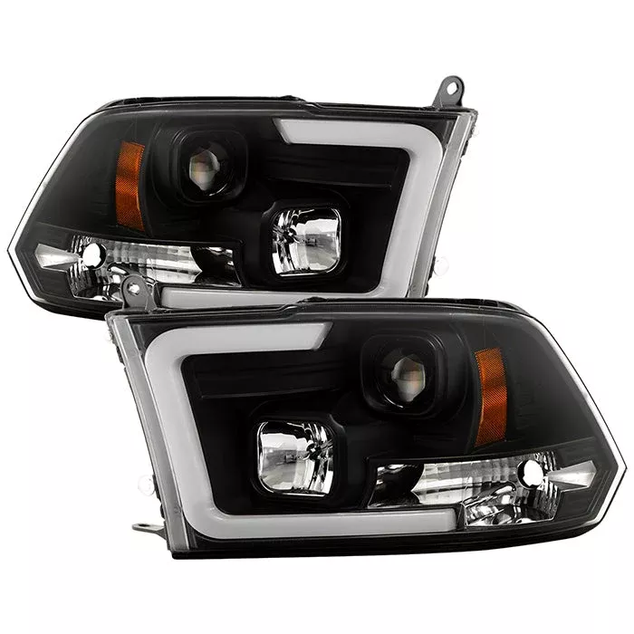SPYDER 09-18 Dodge Ram 2500/3500 Factory Halogen Model Only (PRO-YD-DR09PL-SB-BK) 5088482