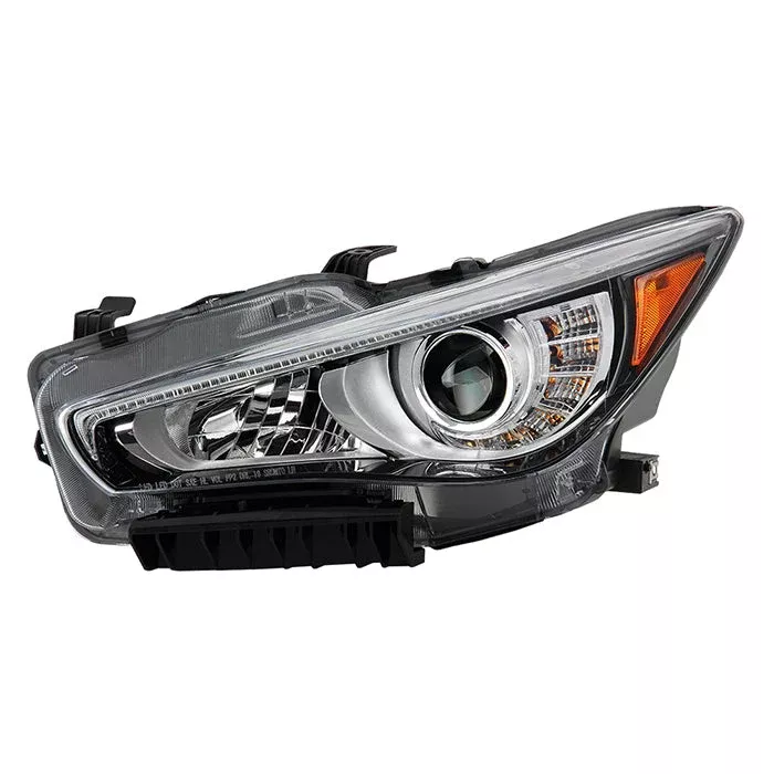 SPYDER 14-17Infiniti Q50 HID (w/o Adaptive) Projector Headlights – OE Left 9946288