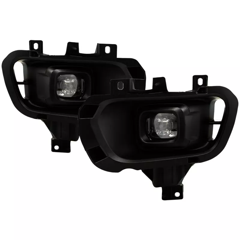 SPYDER 19-23 Ford Ranger Full LED OEM Style Fog Lights w/ Switch – Clear (FL-FR19-LED-C) 9051166