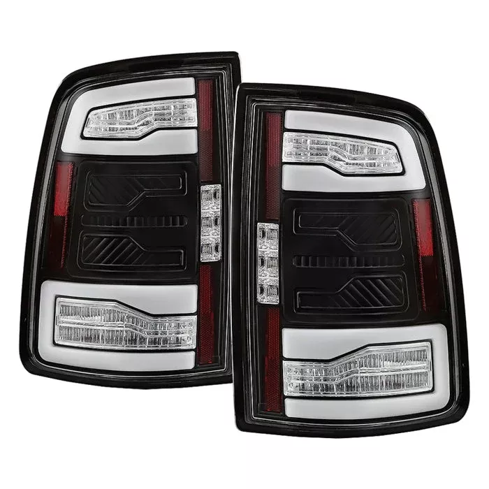 SPYDER 19-24 Dodge Ram 2500/3500 HD LED Tail Lights – Black (ALT-YD-DR19HDLEDAP-GRSEQ-BK) 5089410