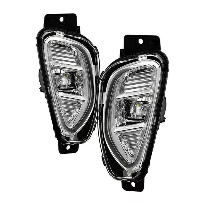SPYDER 20-22 Ford Escape OEM Style LED Fog Lights w/Switch – Clear (FL-FESC20-LED-C) 9051074