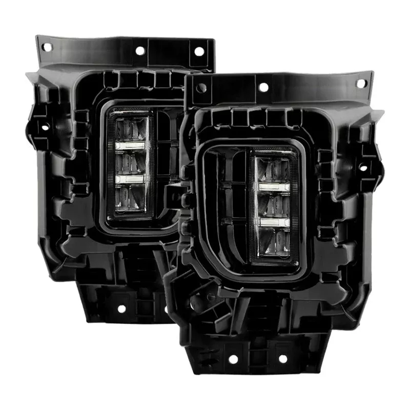 SPYDER 2024+ Chevy Silverado 2500HD/3500HD OEM Style Full LED Fog Light w/Universal Switch 9054013