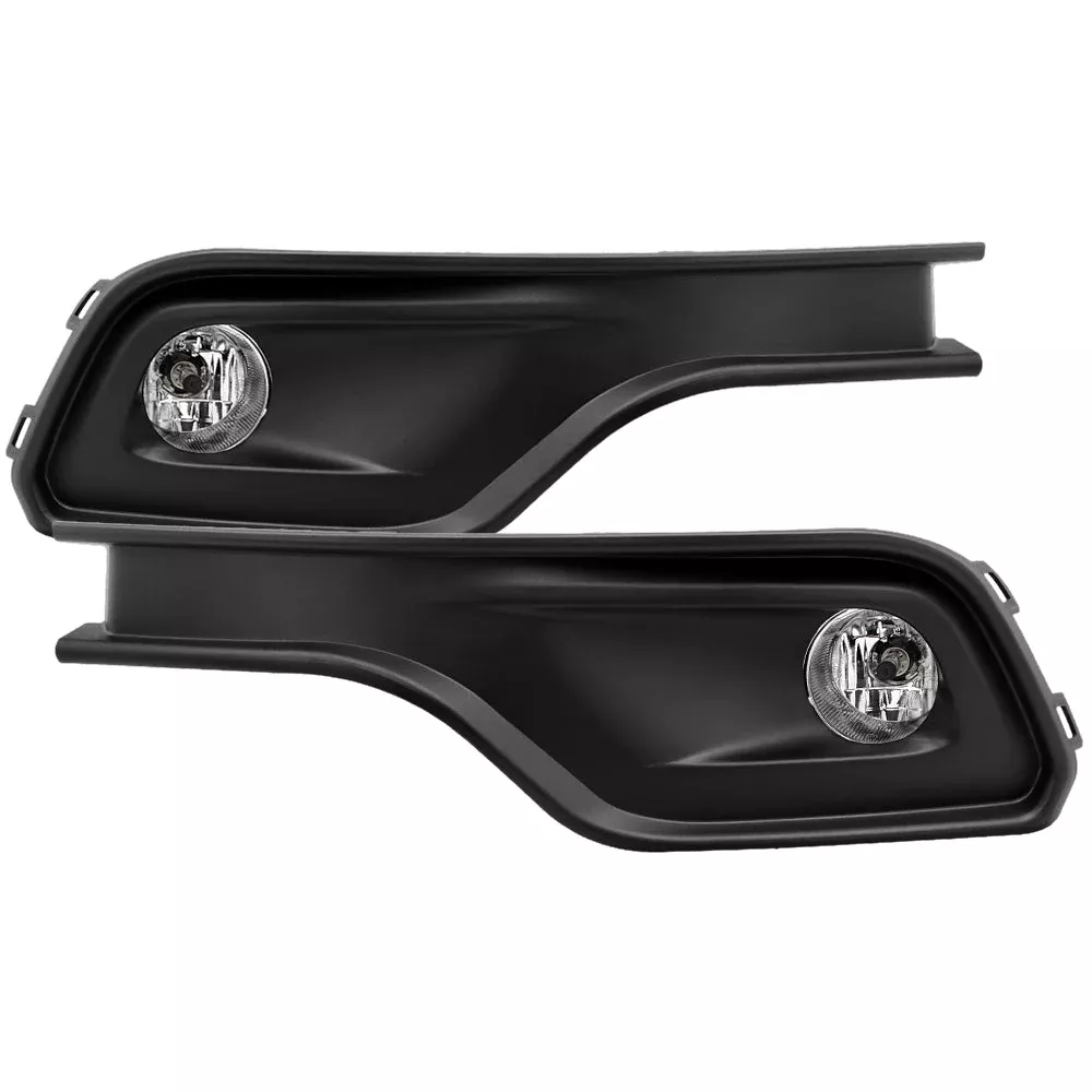 SPYDER 22-25 Jeep Compass OEM Style Fog Lights w/Switch - Clear (FL-JCOM22-C) 9054389