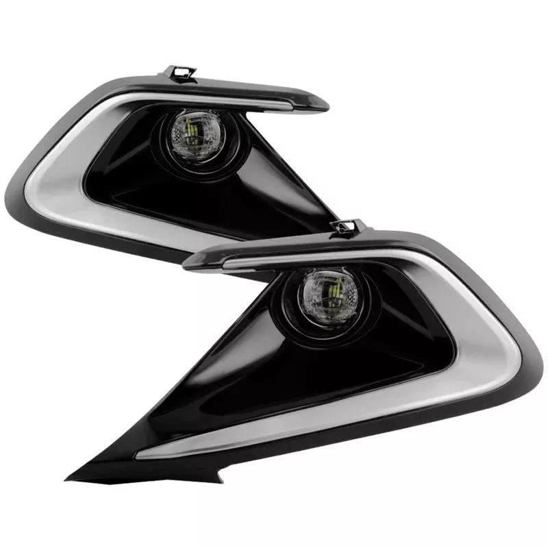 SPYDER 23-24 Toyota Corolla Hatchback OEM Full Fog Lights w/Switch – Clear (FL-TCOC2023-HB-LED-C) 9054280