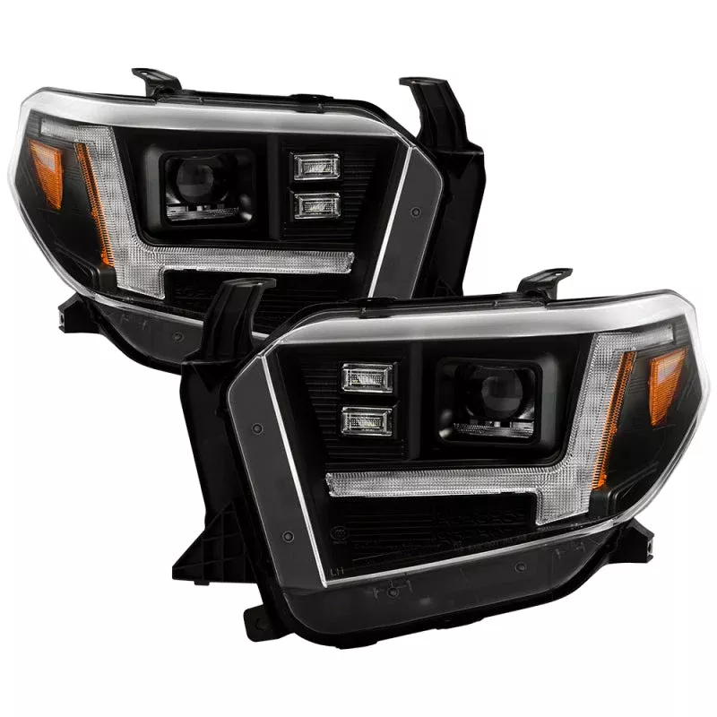 SPYDER Apex 14-21 Toyota Tundra High-Power LED Module Headlights – Black (PRO-YD-TTU14V2AP-SBSEQ-BK) 5088727