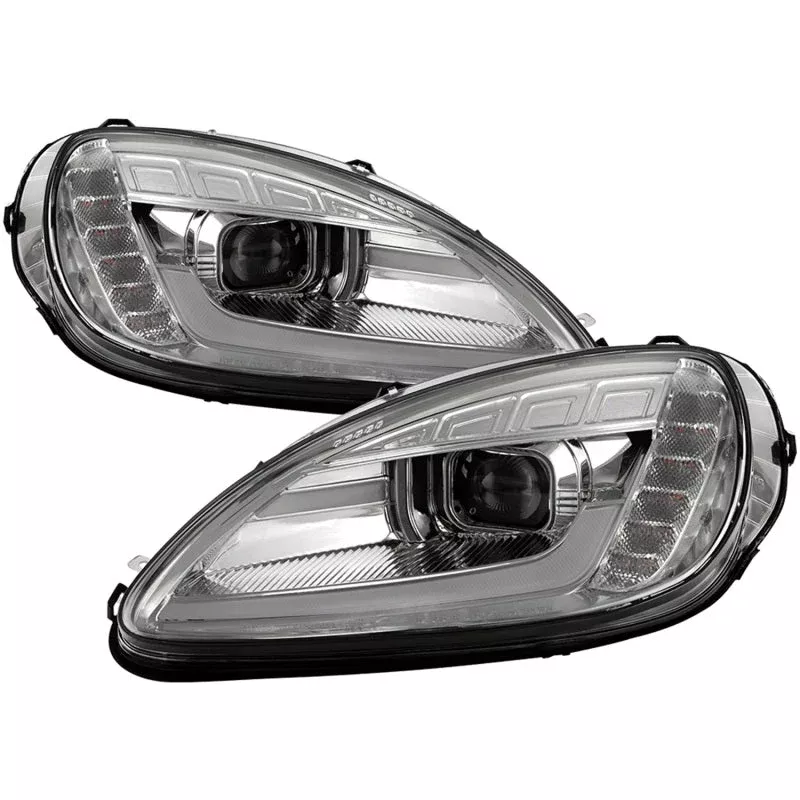 SPYDER Apex Series 05-13 Chevrolet C6 Corvette Hi Powered LED Module Headlights 5087942