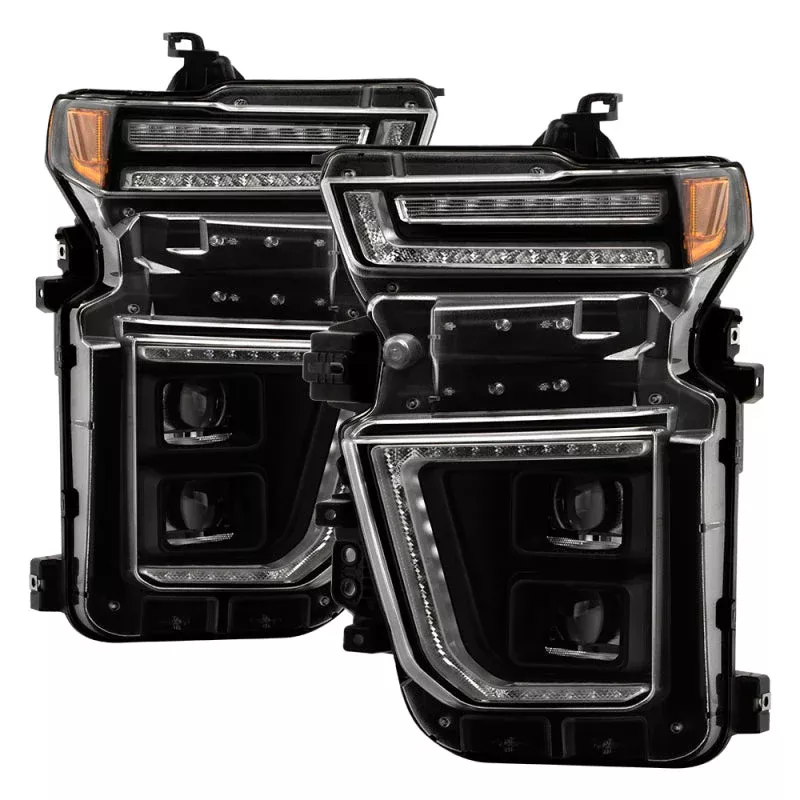 SPYDER Chevy Silverado 20-23 HD 2500/3500 High-Power LED Module – Black (PRO-YD-CSHD20AP-SEQ-BK) 5088840