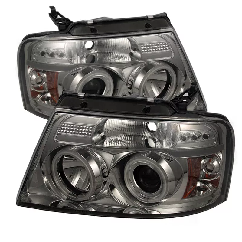 SPYDER Ford F150 04-08 Projector Headlights Version 2 CCFL Halo LED Smke PRO-YD-FF15004-CCFL-G2-SM 5042026