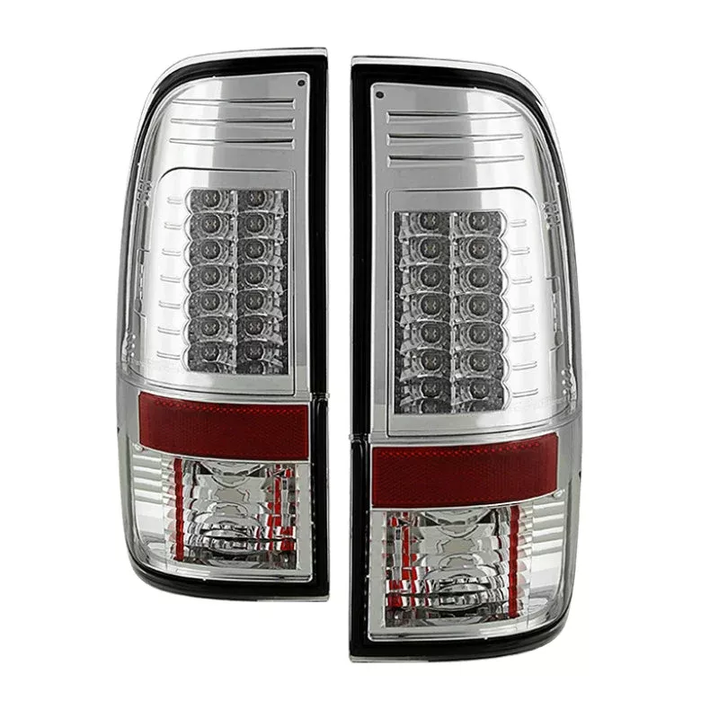 SPYDER Ford Super Duty 08-15 Version 2 LED Tail Lights Chrome ALT-YD-FS07-LED-G2-C 5029171