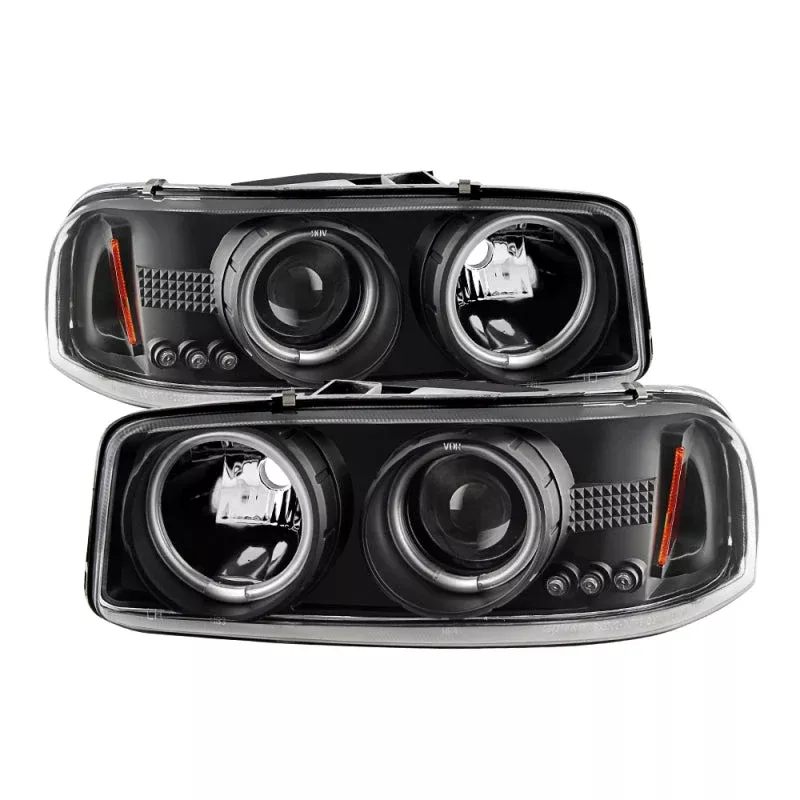 SPYDER GMC Sierra 1500/2500/3500 99-06 Projector Headlights CCFL Halo LED Black PRO-YD-CDE00-CCFL-BK 5030009