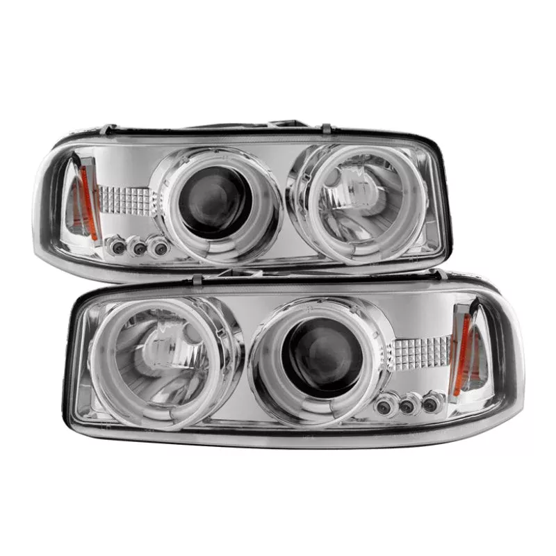 SPYDER GMC Sierra 1500/2500/3500 99-06 Projector Headlights CCFL Halo LED Chrome PRO-YD-CDE00-CCFL-C 5030016