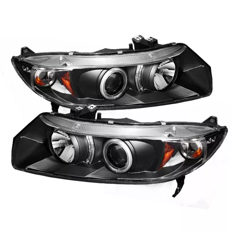 SPYDER Honda Civic 06-08 2Dr Projector Headlights CCFL Halo Blk PRO-YD-HC06-2D-CCFL-BK 5079565
