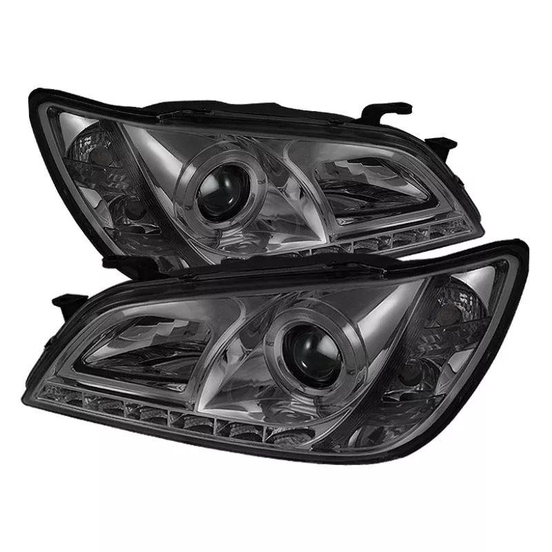 SPYDER Lexus IS300 01-05 Projector Headlights Xenon/HID – LED Halo DRL Smke PRO-YD-LIS01-HID-DRL-SM 5029911