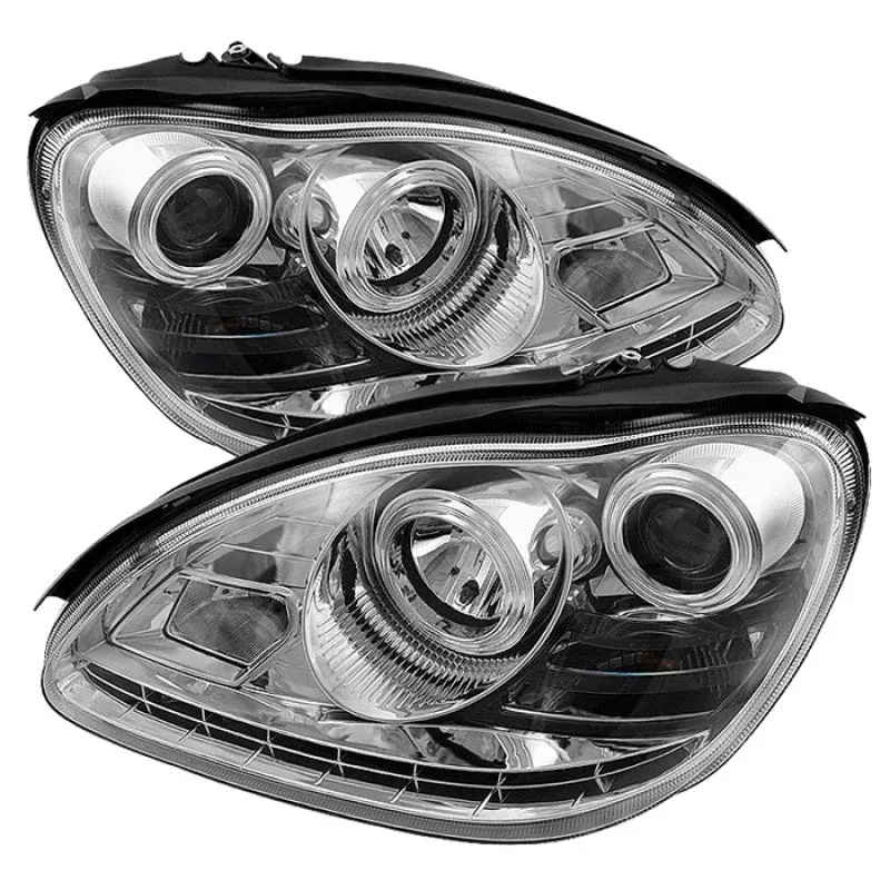 SPYDER Mercedes Benz S-Class 03-06 Projector Xenon/HID Model- DRL Chrm PRO-YD-MBW220-HID-DRL-C 5029959