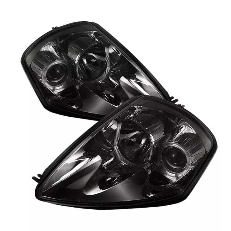 SPYDER Mitsubishi Eclipse 00-05 Projector Headlights LED Halo Smke High H1 Low H1 PRO-YD-ME00-HL-SMC 5011398