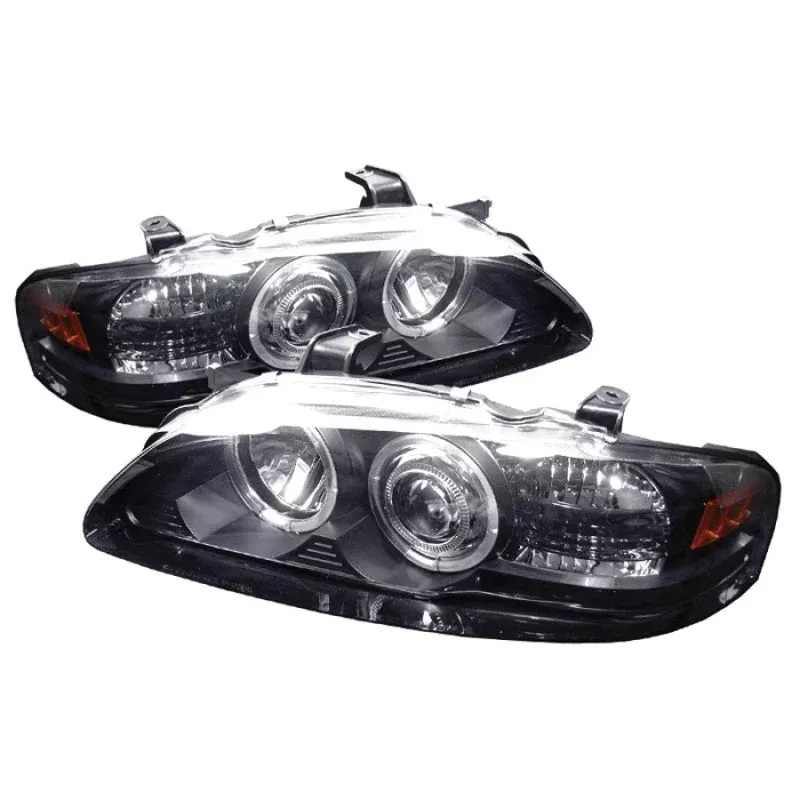 SPYDER Nissan Sentra 00-03 1PC Projector Headlights Led Halo Black High H1 Low H1 PRO-YD-NS00-HL-BK 5011558