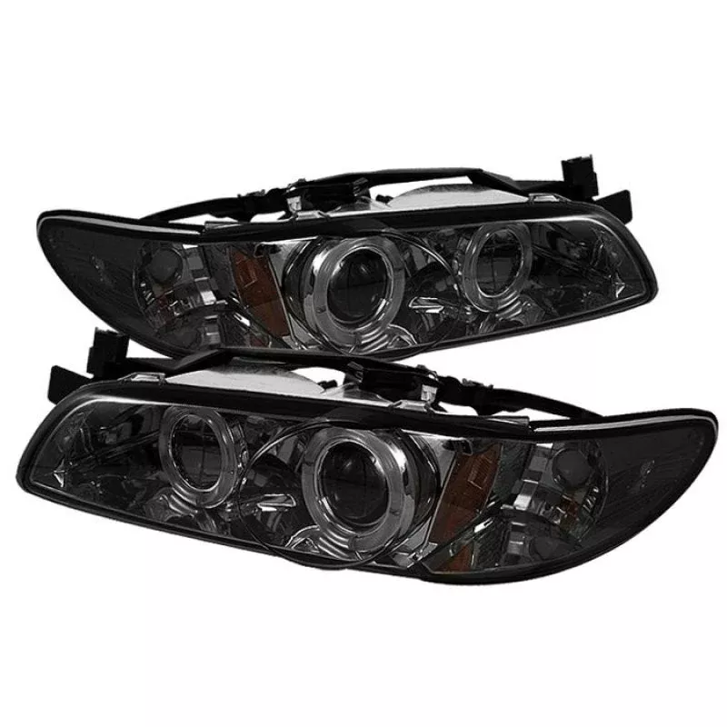 SPYDER Pontiac Grand Prix 97-03 1PC Projector Headlights LED Halo Smke Low H1 PRO-YD-PGP97-1PC-HL-SM 5011732