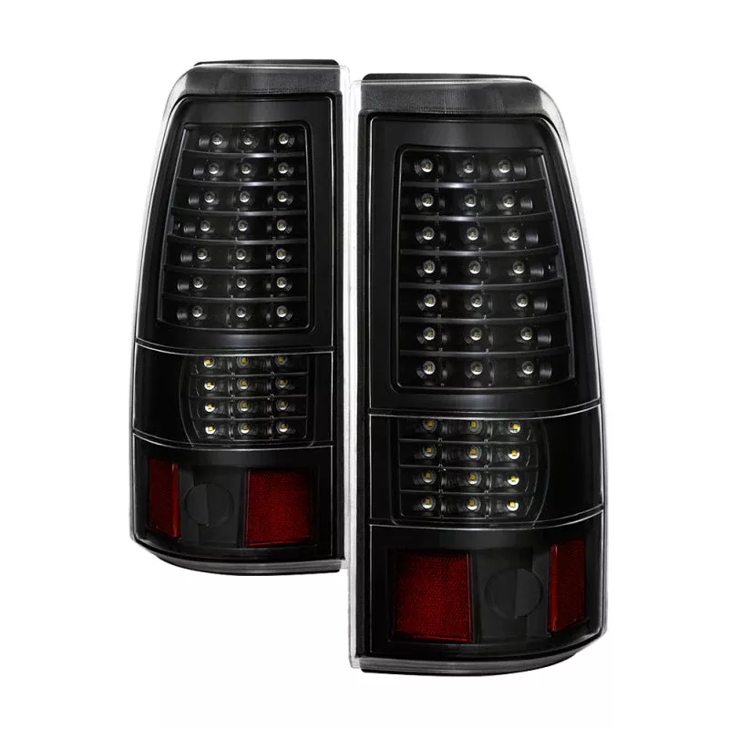 SPYDER xTune 03-06 Chevrolet Silverado 1500 LED Tail Lights – Black (ALT-JH-CSIL03-LED-BK) 9037634
