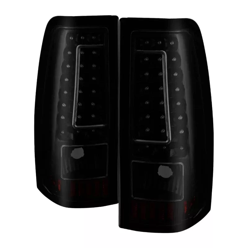 SPYDER xTune 03-06 Chevy Silverado 1500 (w/o Stepside) LED Tail Lights – Blk Smoke (ALT-ON-CS03-G2-LED-BSM) 9039218