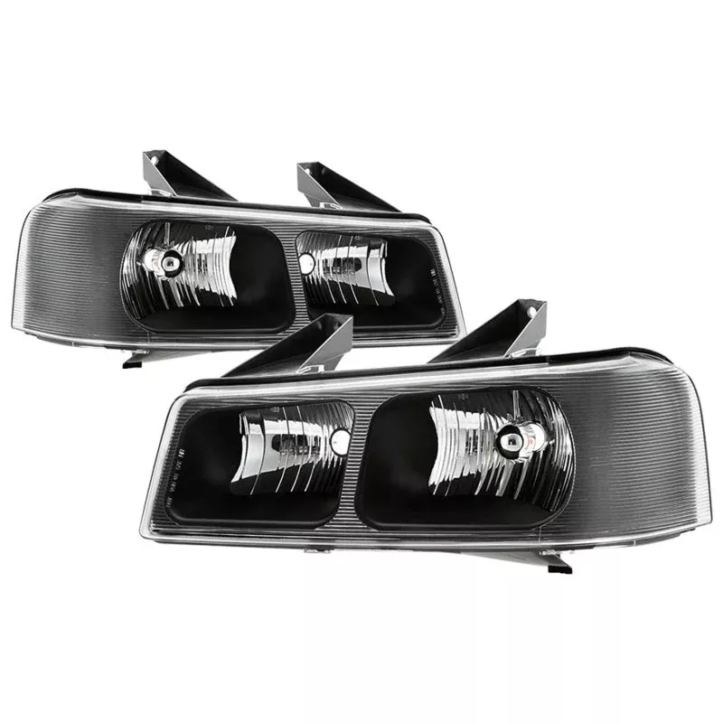 SPYDER xTune 03-17 Chevrolet Express 1500 OEM Style Headlights – Black (HD-JH-CEX03-OE-BK) 9042485